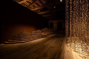 Exhibition view: MADEYOULOOK, _Quiet Ground_, South Africa Pavilion, The 60th International Art Exhibition, La Biennale di Venezia, Venice (20 April–24 November 2024). Courtesy La Biennale di Venezia. Photo: Andrea Avezzù.